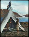 Image of Observation Tent and Eskimo [Inuk]